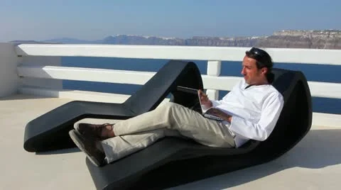 Working vacation Stock Footage 24634177