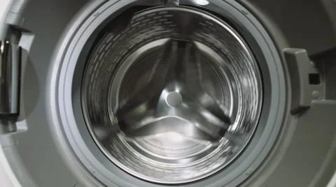 The working of  washing machine drum Stock Footage 58264522