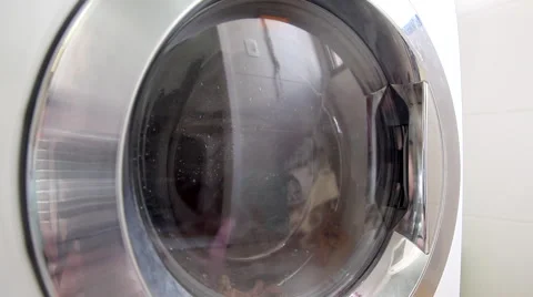 Working Washing Machine Stock Footage 45606970