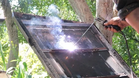 Working welding Stock Footage 78382385