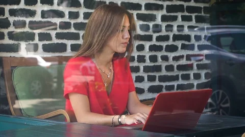 Working by the window Stock Footage 93845440