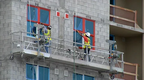 WORKING ON WINDOWS Stock Footage 39294608