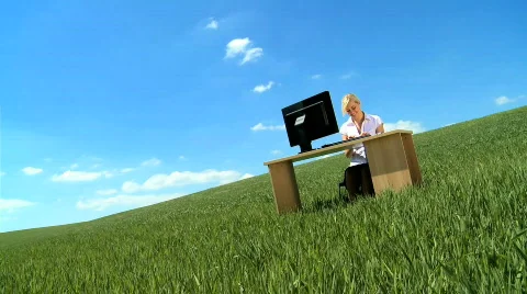 Working without walls Stock Footage 436291