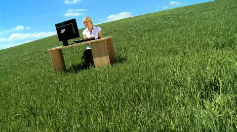 Working without walls Stock Footage 436427