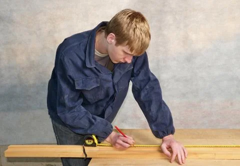 Working young man Stock Photos