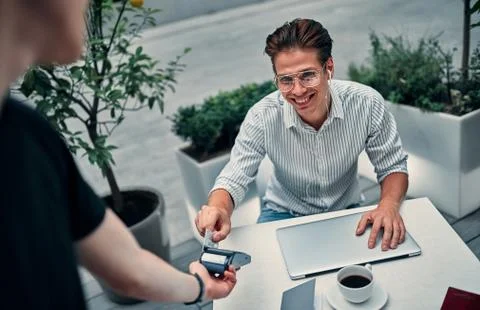 Working young man Stock Photos