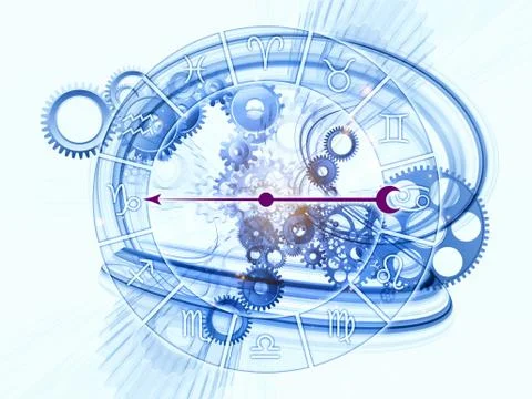 Workings of Zodiac Stockillustratie
