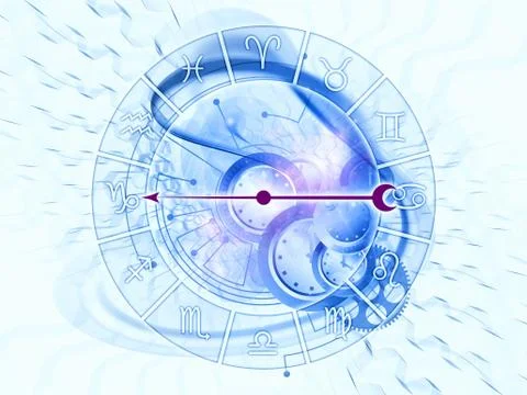 Workings of Zodiac Stockillustratie