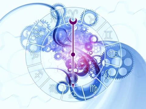 Workings of Zodiac Stock Illustration