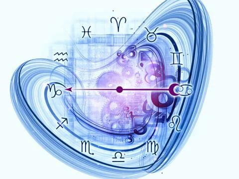 Workings of Zodiac Stock Illustration
