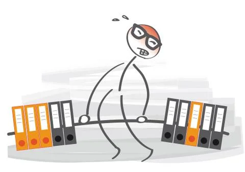 Workload Stock Illustration