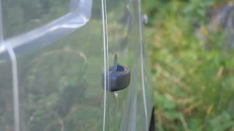 Workman opens van door and gets in Stock Footage 116132850