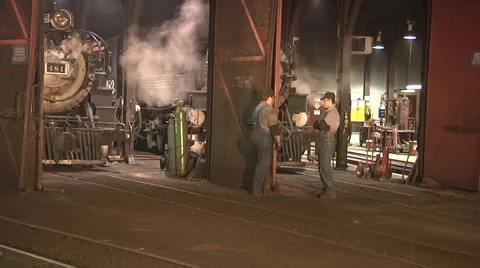 Workmen pondering the problem Stock Footage 44215202