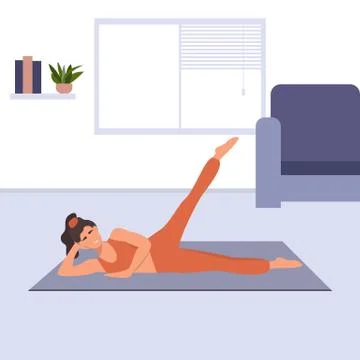 Workout ad Stock Illustration