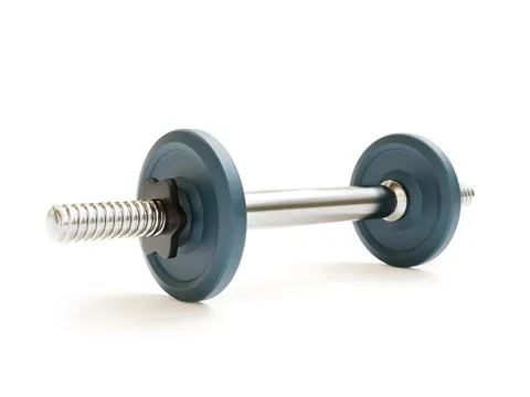 Workout dumbbels on white background Stock Illustration