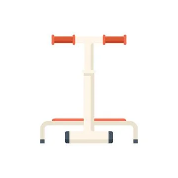 Workout equipment icon flat vector. Sport physical Stock Illustration