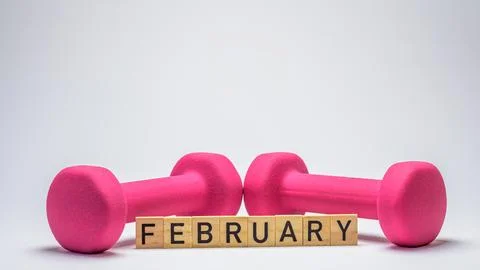 Workout in February Stock Photos