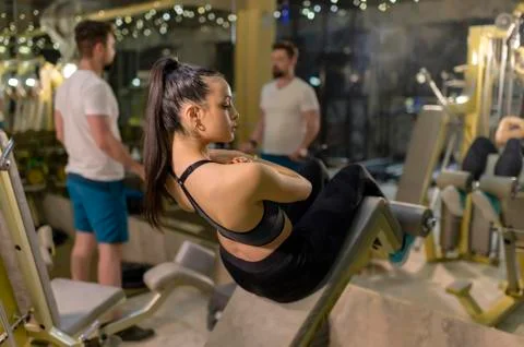 Workout at Gym Stock Photos