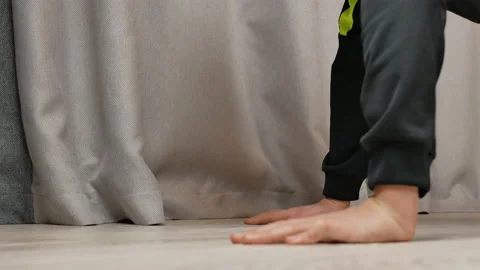 Workout at home Stock Footage 147324389