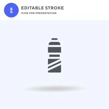 Workout icon vector, filled flat sign, solid pictogram isolated on white, logo Stock Illustration