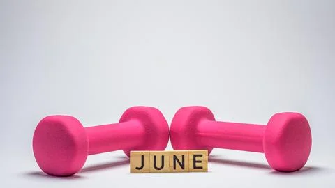 Workout in June 스톡 사진