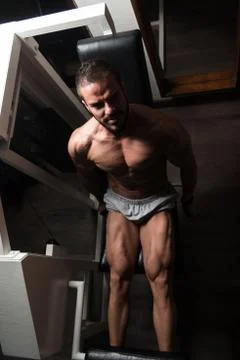 Workout Leg Exercises Close Up Stock Photos