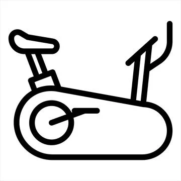 Workout line icon vector illustration isolated on white background Stock Illustration