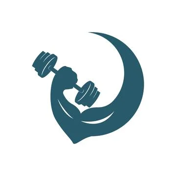 Workout logo icon design Stock Illustration