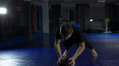 Workout Man Video stock 67446883