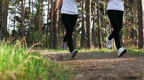 Workout in park Stock Footage 11128606