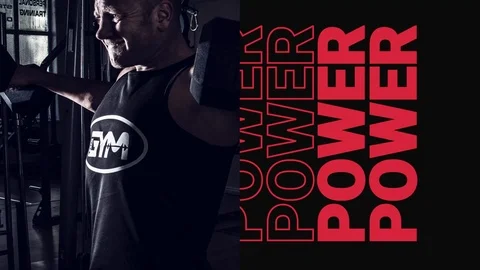 Workout Power Intro Stock After Effects
