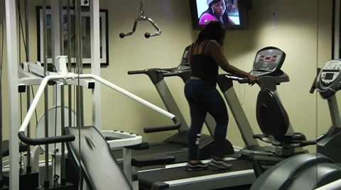 Workout room 0005D1 Stock Footage 7527587