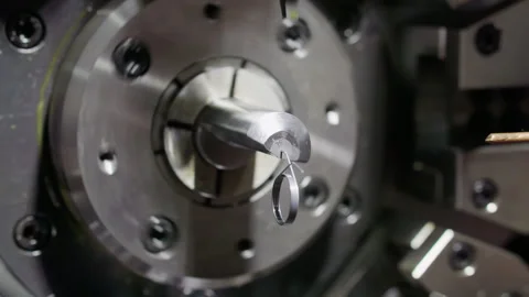 A workpiece in the metal industry. Stock Footage 252996069