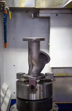 Workpiece strainer on CNC Stock Photos