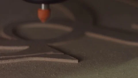 Workpiece turning on the machine in the factory Stock Footage 81422655