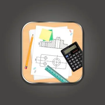 Workplace app icon Stockillustratie