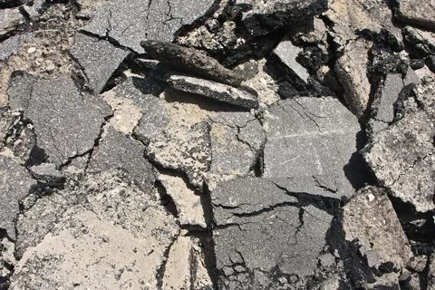 Workplace with asphalt Stock Photos