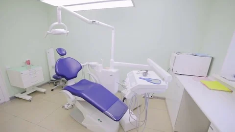 Workplace Of Dentist With Dental Unit Stock Footage 78561070