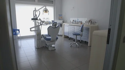 Workplace Of Dentist With Dental Unit Stock Footage 88836648