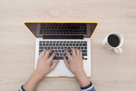 Workplace developer of mobile applications Workplace developer of mobile a... Stock Photos