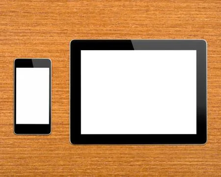 Workplace with digital tablet computer 스톡 사진