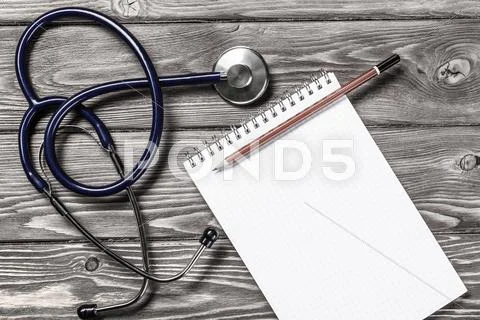 Workplace of a doctor Stock Photos