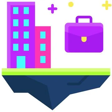 Workplace icon, Metaverse related vector Ilustración de archivo