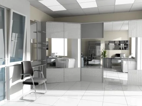 Workplace Stock Illustration