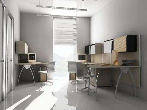 Workplace Stock Illustration