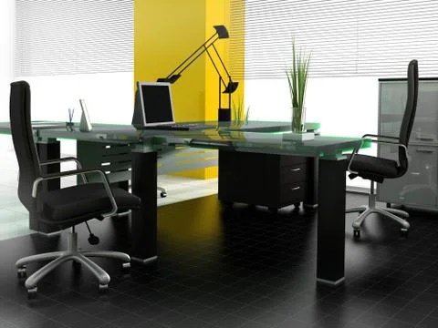 Workplace Stock Illustration