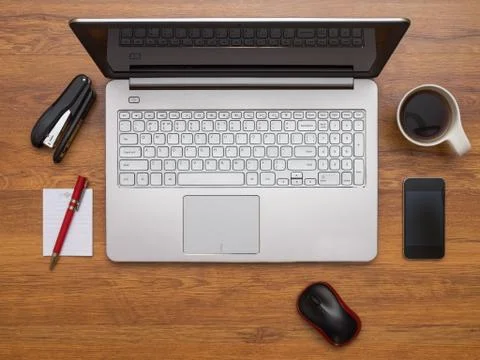 Workplace in the office Stock Photos