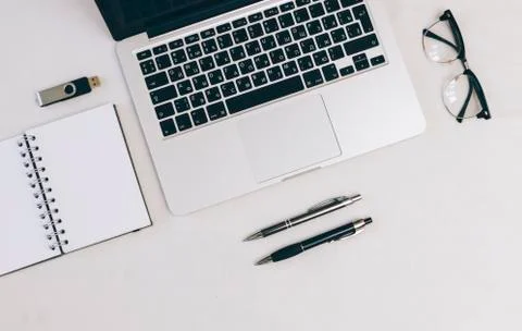 Workplace In Office Stock Photos