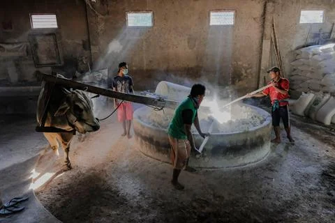 AT WORKPLACE Stock Photos