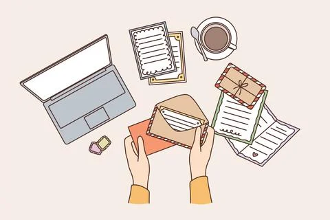 Workplace space and table concept. イラスト素材